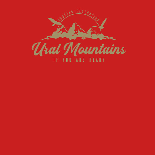 Мужской свитшот Урал Gold Classic / Красный – фото 3