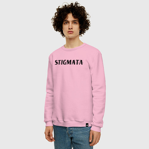 Мужской свитшот Stigmata / Светло-розовый – фото 3