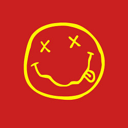 Свитшот хлопковый мужской NIRVANA на спине, цвет: красный — фото 2