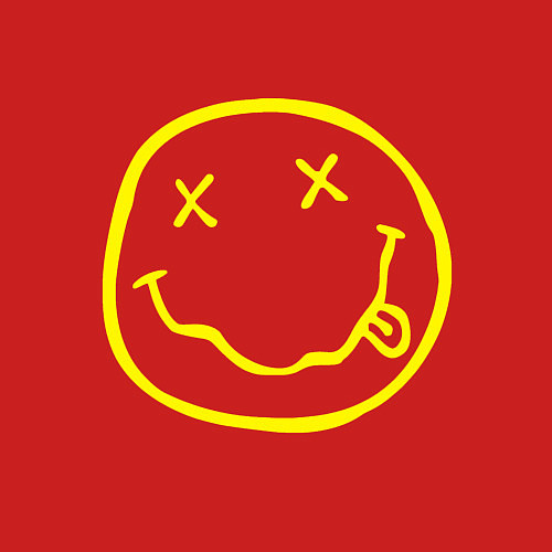 Мужской свитшот NIRVANA на спине / Красный – фото 3