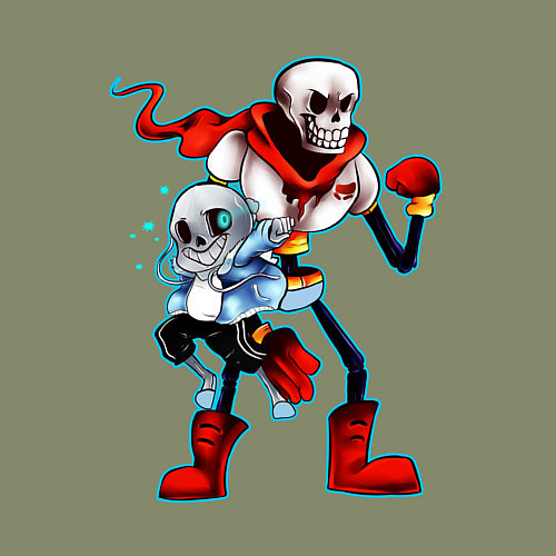 Мужской свитшот UNDERTALE / Авокадо – фото 3