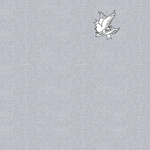 Мужской свитшот LIL PEEP НА СПИНЕ / Меланж – фото 3