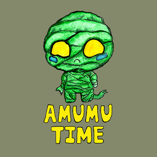 Мужской свитшот Амуму / Авокадо – фото 3