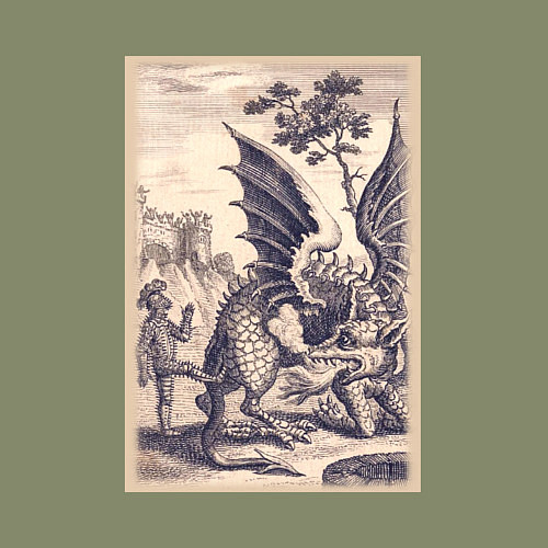 Мужской свитшот Рыцарь, пинающий Дракона баллада о рыцаре Джоне Ла / Авокадо – фото 3