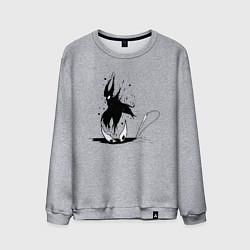 Свитшот хлопковый мужской Hollow Knight, цвет: меланж