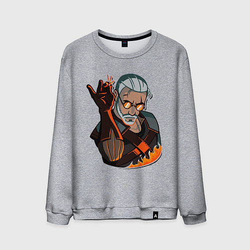 Мужской свитшот Ведьмак / Меланж – фото 1
