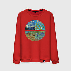 Мужской свитшот Ван Гог Картины