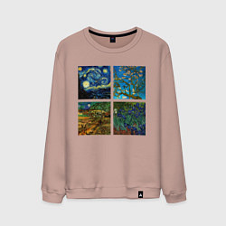 Мужской свитшот Ван Гог картины