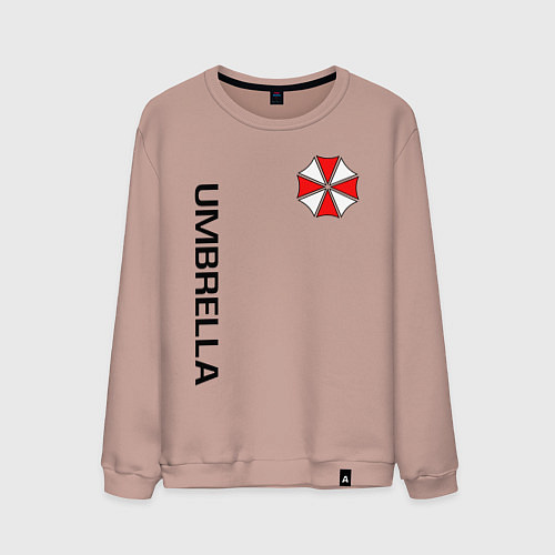 Мужской свитшот UMBRELLA CORP / Пыльно-розовый – фото 1