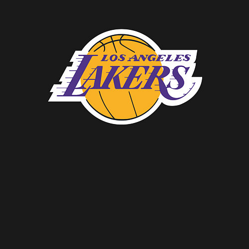 Мужской свитшот LA LAKERSспина / Черный – фото 3