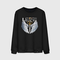 Свитшот хлопковый мужской Heroes of Might and Magic, цвет: черный