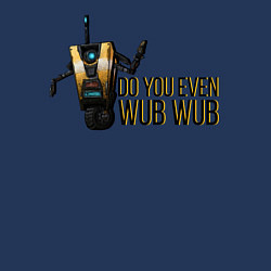Свитшот хлопковый мужской Do you even wub wub, цвет: тёмно-синий — фото 2