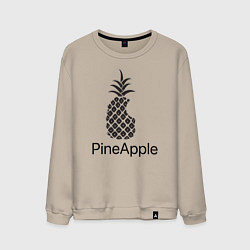 Свитшот хлопковый мужской PineApple, цвет: миндальный