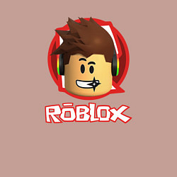 Свитшот хлопковый мужской ROBLOX, цвет: пыльно-розовый — фото 2