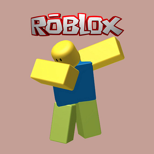 Мужской свитшот Roblox Dab / Пыльно-розовый – фото 3