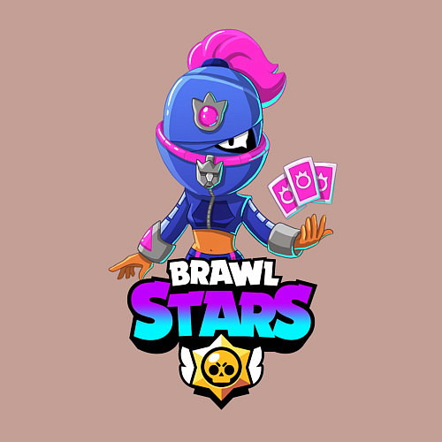 Мужской свитшот BRAWL STARS TARA / Пыльно-розовый – фото 3