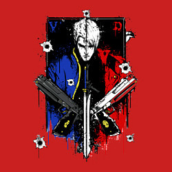 Свитшот хлопковый мужской DMC, цвет: красный — фото 2