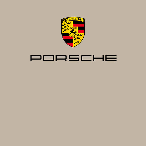 Мужской свитшот PORSCHE / Миндальный – фото 3