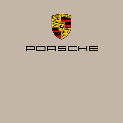 Свитшот хлопковый мужской PORSCHE, цвет: миндальный — фото 2