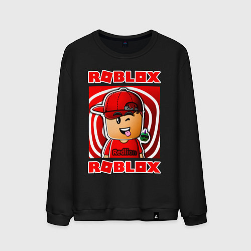 Мужской свитшот ROBLOX / Черный – фото 1