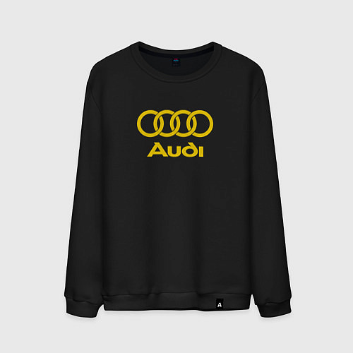 Мужской свитшот Audi GOLD / Черный – фото 1