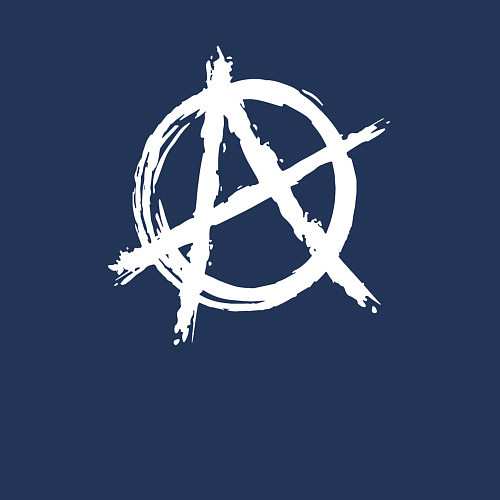 Мужской свитшот АНАРХИЯ / Тёмно-синий – фото 3