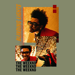 Свитшот хлопковый мужской BLINDING LIGHTS, цвет: авокадо — фото 2