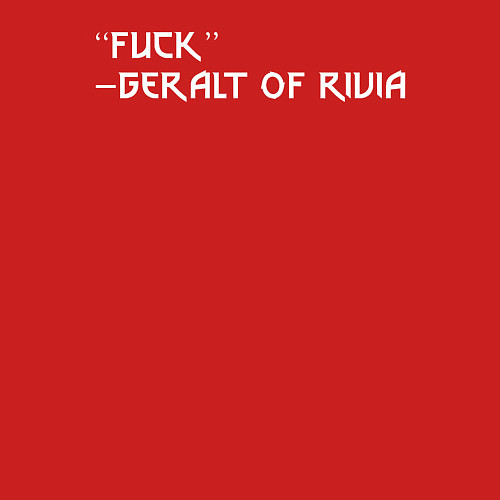 Мужской свитшот Fuck / Красный – фото 3