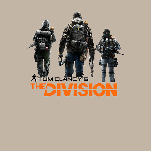 Мужской свитшот The Division 2 / Миндальный – фото 3