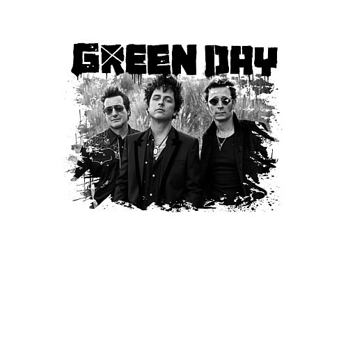 Мужской свитшот GreenDay / Белый – фото 3