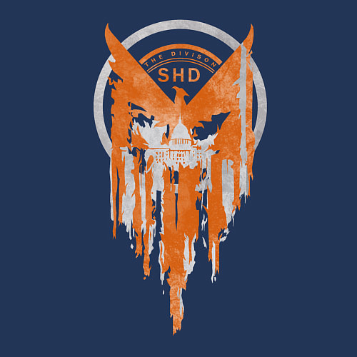 Мужской свитшот Capitol The Division 2 / Тёмно-синий – фото 3