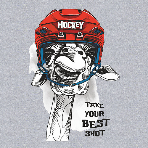 Мужской свитшот Hockey Bro / Меланж – фото 3