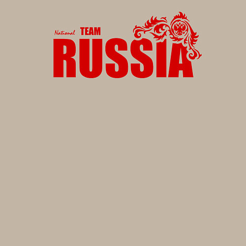 Мужской свитшот Russia / Миндальный – фото 3