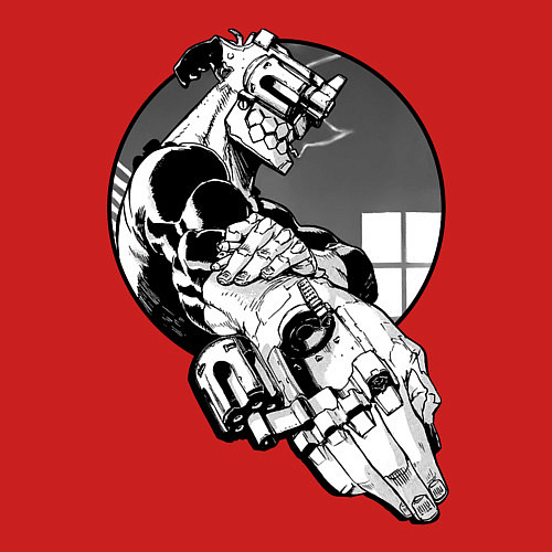 Мужской свитшот Дзюдзо / Красный – фото 3