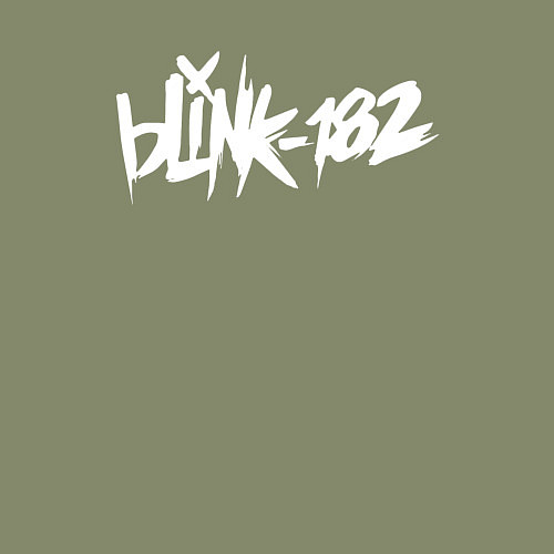 Мужской свитшот Blink 182 / Авокадо – фото 3