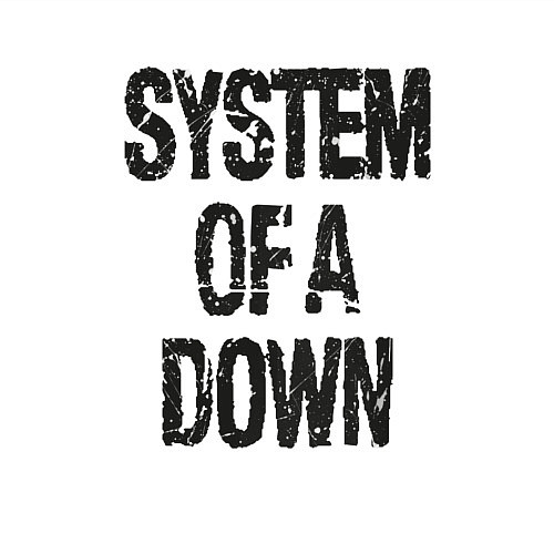 Мужской свитшот System of a down / Белый – фото 3