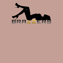 Свитшот хлопковый мужской Brazzers, цвет: пыльно-розовый — фото 2