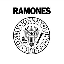 Свитшот хлопковый мужской RAMONES, цвет: белый — фото 2