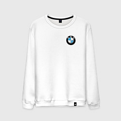 Свитшот хлопковый мужской BMW, цвет: белый