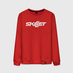 Свитшот хлопковый мужской Skillet, цвет: красный