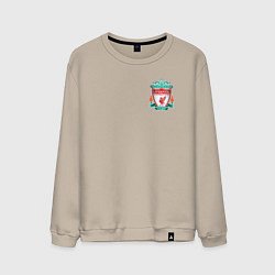 Свитшот хлопковый мужской LIVERPOOL, цвет: миндальный
