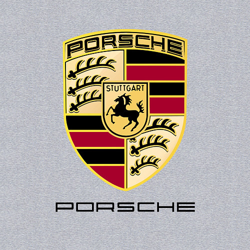 Мужской свитшот PORSCHE / Меланж – фото 3