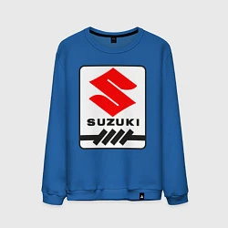 Свитшот хлопковый мужской Suzuki, цвет: синий