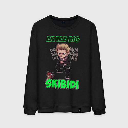 Мужской свитшот Little Big / Черный – фото 1