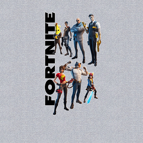 Мужской свитшот Fortnite / Меланж – фото 3