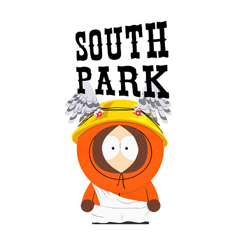 Мужской свитшот South Park Кенни / Белый – фото 3