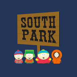 Свитшот хлопковый мужской South Park, цвет: тёмно-синий — фото 2