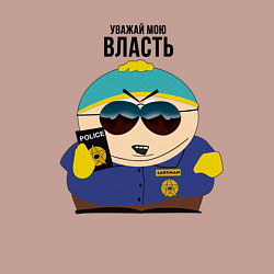 Свитшот хлопковый мужской South Park Картман, цвет: пыльно-розовый — фото 2