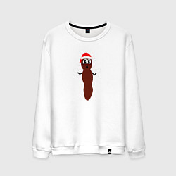 Свитшот хлопковый мужской South Park Мистер Хэнки, цвет: белый