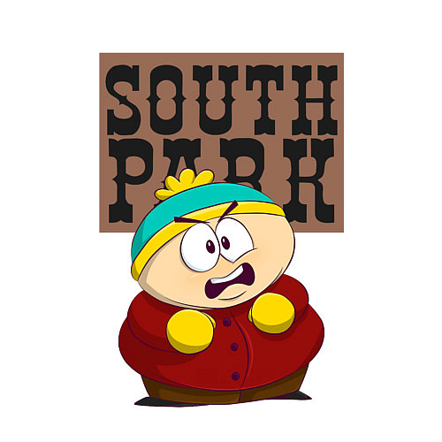 Мужской свитшот ЮЖНЫЙ ПАРК / Белый – фото 3